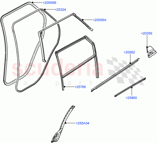 Part Diagram for Land Rover LR156450