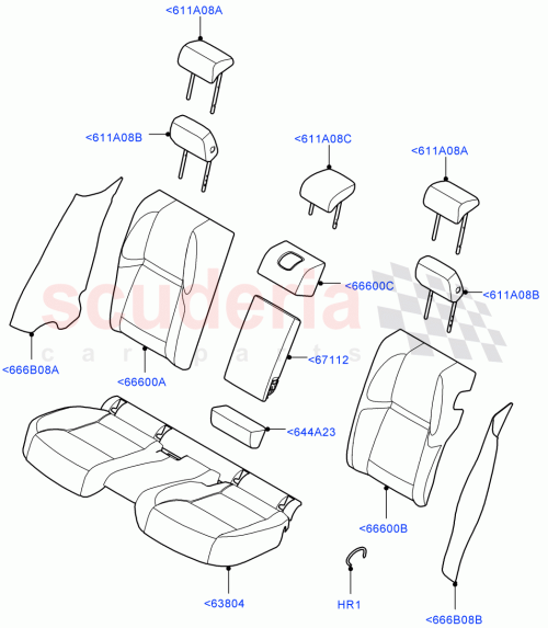 Part Diagram for Land Rover LR122898