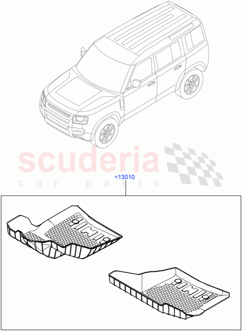 Part Diagram for Land Rover LR143441