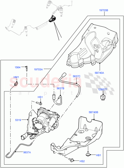 Part Diagram for Land Rover LR045253