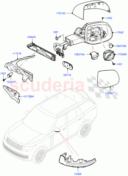 Part Diagram for Land Rover LR152952