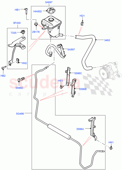 Part Diagram for Land Rover LR124861
