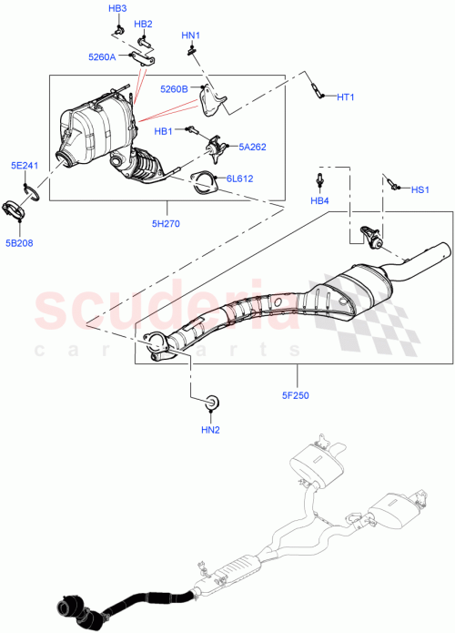 Part Diagram for Land Rover LR149786