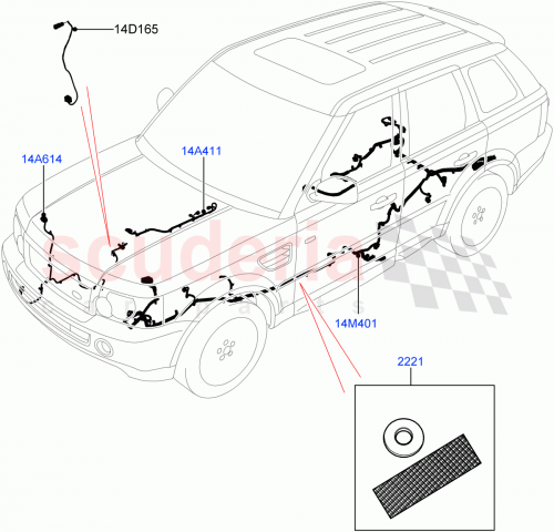 Part Diagram for Land Rover LR016095