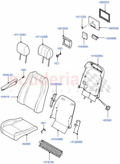 Part Diagram for Land Rover LR085817