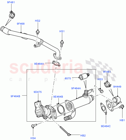 Part Diagram for Land Rover 1316028