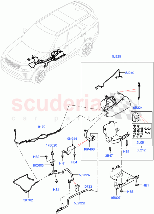 Part Diagram for Land Rover LR142037
