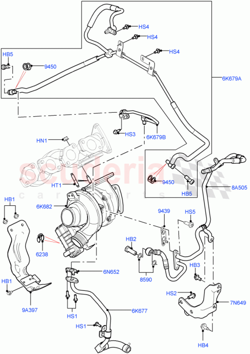 Part Diagram for Land Rover LR022782