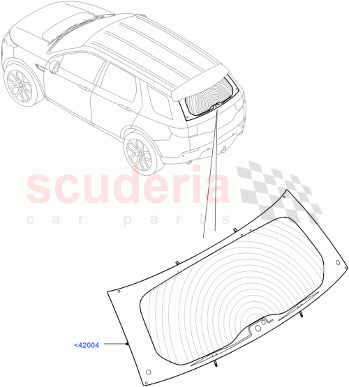 Part Diagram for Land Rover LR075804