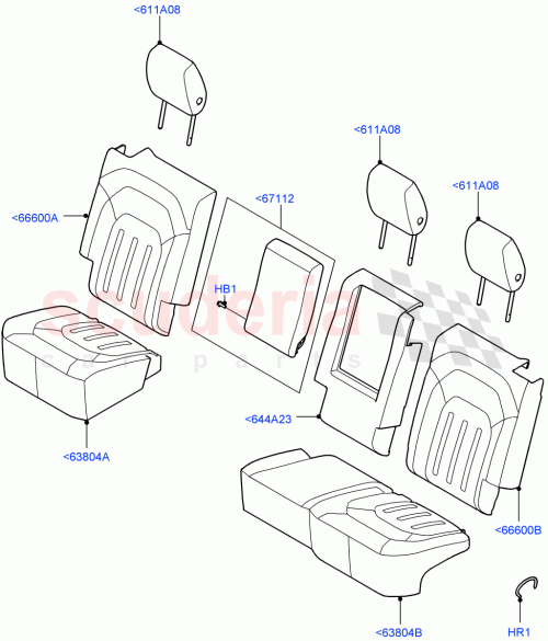 Part Diagram for Land Rover LR157499