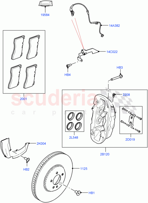 Part Diagram for Land Rover LR167246