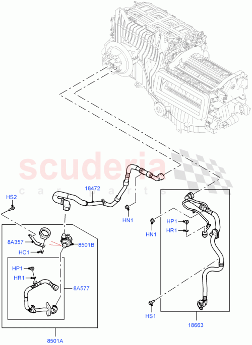 Part Diagram for Land Rover LR151909