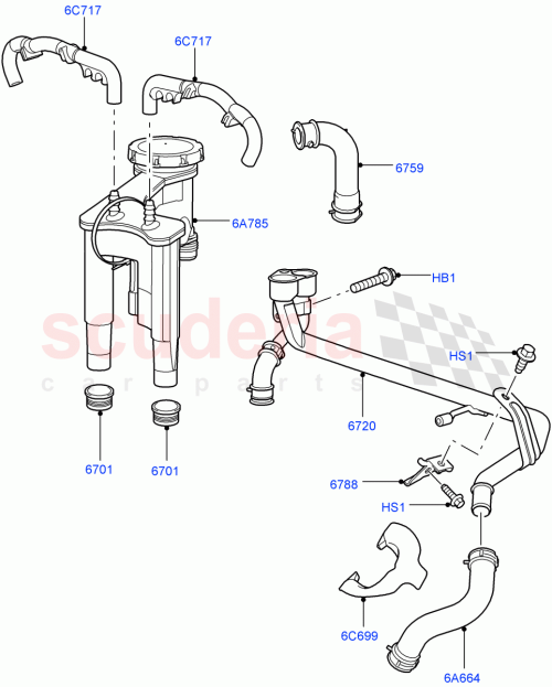Part Diagram for Land Rover 1335277