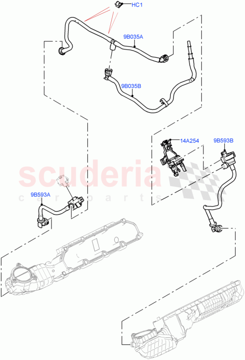 Part Diagram for Land Rover LR152420