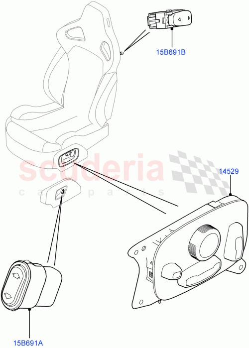 Part Diagram for Land Rover LR110727