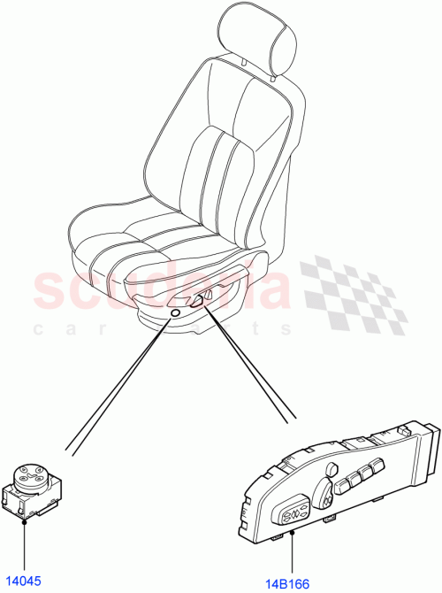 Part Diagram for Land Rover LR010911