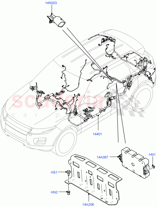 Part Diagram for Land Rover LR046320