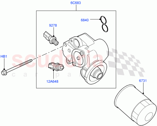 Part Diagram for Land Rover LR031439