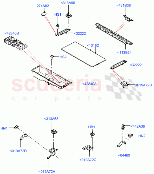 Part Diagram for Land Rover LR081296