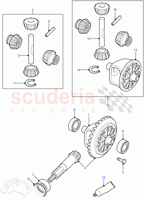 Part Diagram for Land Rover CCN110L