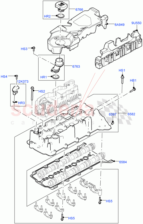 Part Diagram for Land Rover LR141288