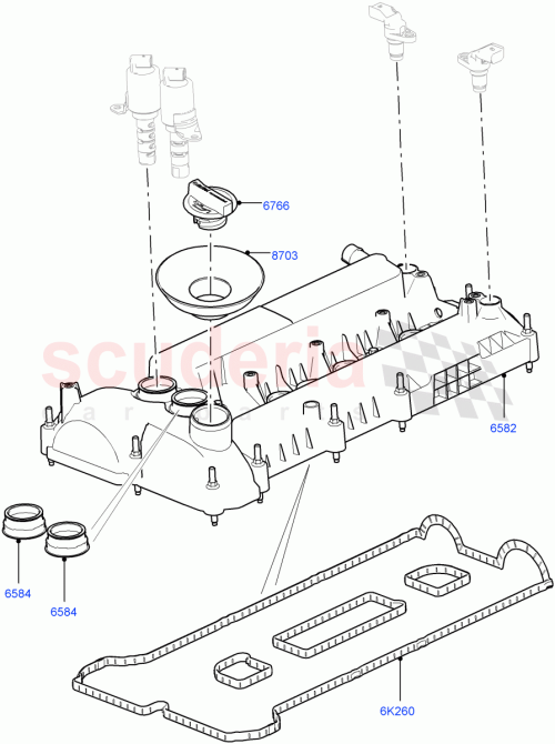 Part Diagram for Land Rover LR057579