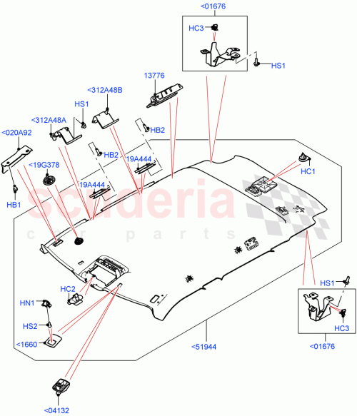 Part Diagram for Land Rover LR146182