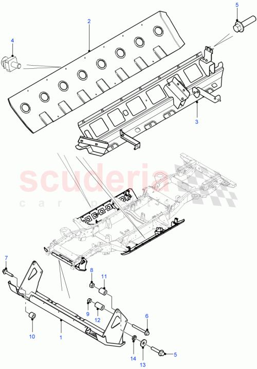 Part Diagram for Land Rover LR069140