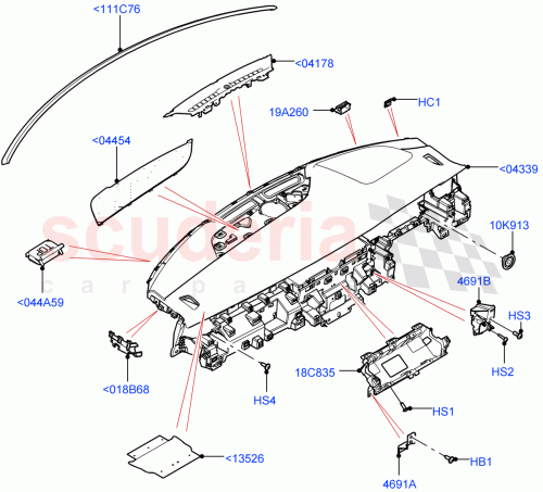 Part Diagram for Land Rover LR115207