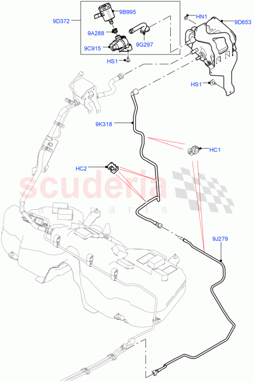 Part Diagram for Land Rover LR092367