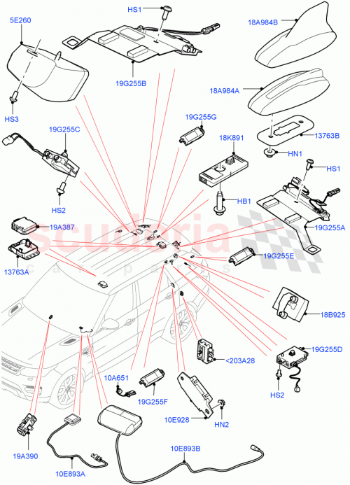 Part Diagram for Land Rover LR042319