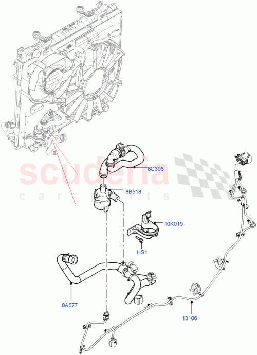 Part Diagram for Land Rover LR082249
