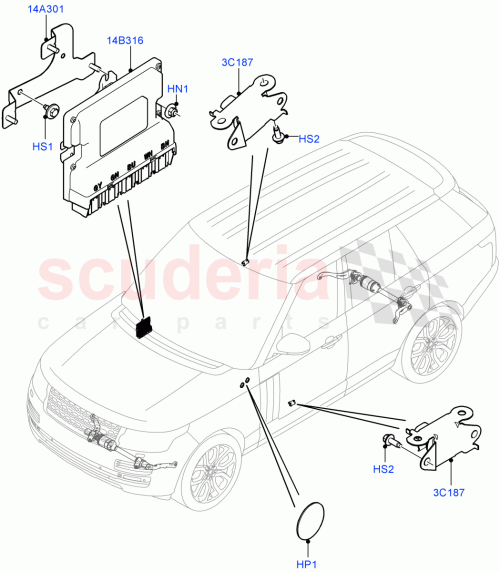 Part Diagram for Land Rover LR089882