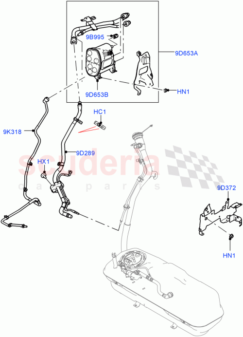 Part Diagram for Land Rover LR160424