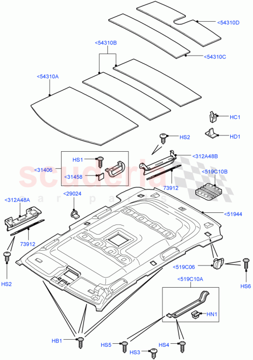 Part Diagram for Land Rover EDP100200PVA