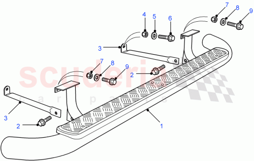 Part Diagram for Land Rover LR029296