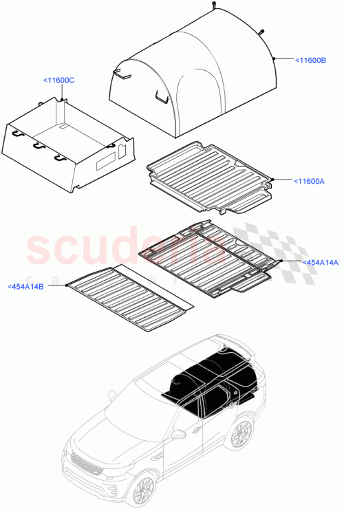 Part Diagram for Land Rover VPLRS0375PVJ