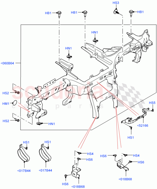 Part Diagram for Land Rover LR153931