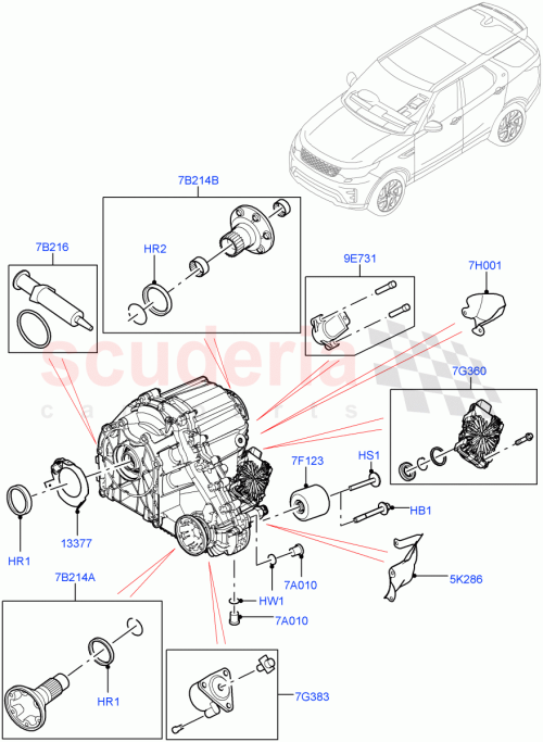 Part Diagram for Land Rover LR101968