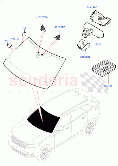 Part Diagram for Land Rover LR112256