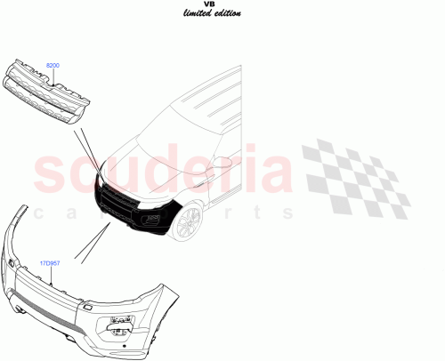 Part Diagram for Land Rover LR043642