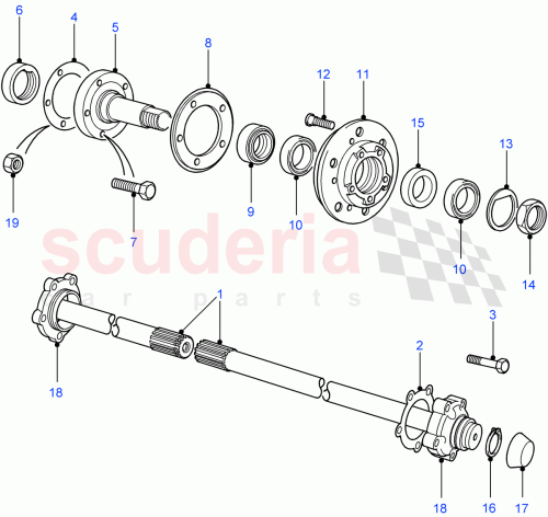 Part Diagram for Land Rover SX110257M