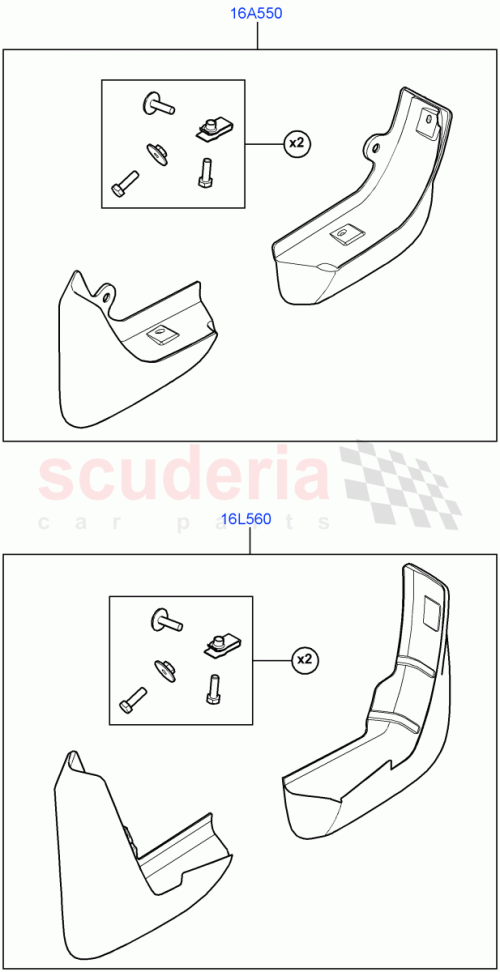 Part Diagram for Land Rover VPLCP0311