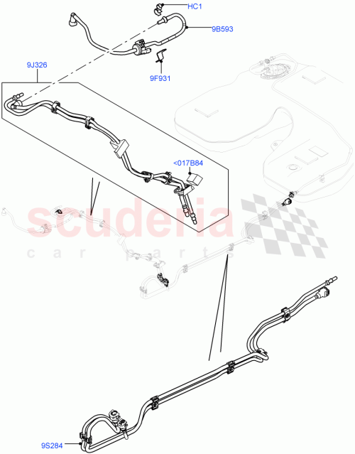 Part Diagram for Land Rover LR010806