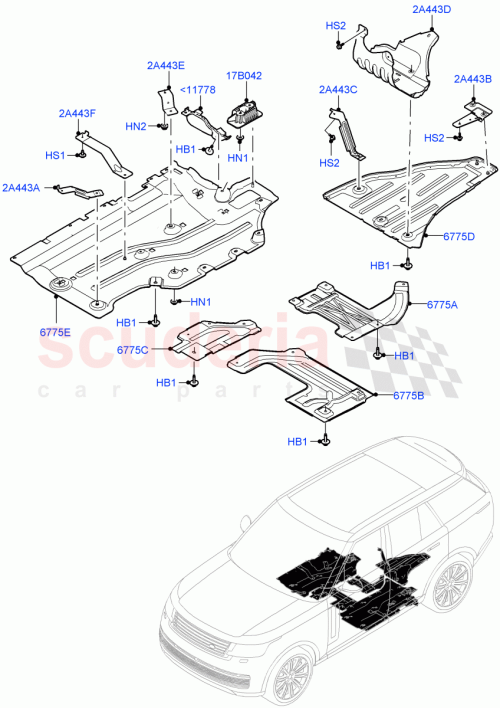 Part Diagram for Land Rover LR151501