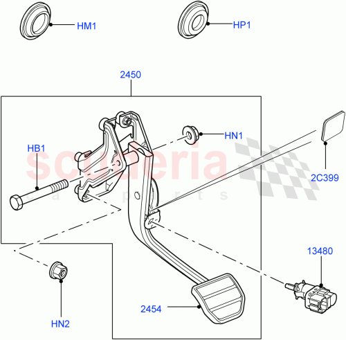 Part Diagram for Land Rover LR043359