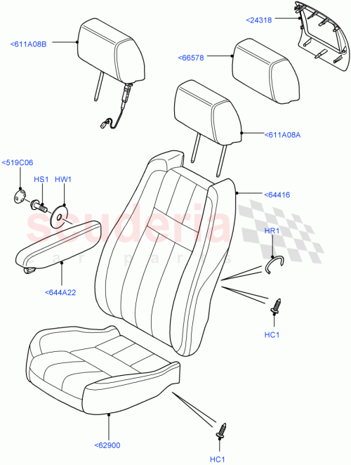 Part Diagram for Land Rover LR014700