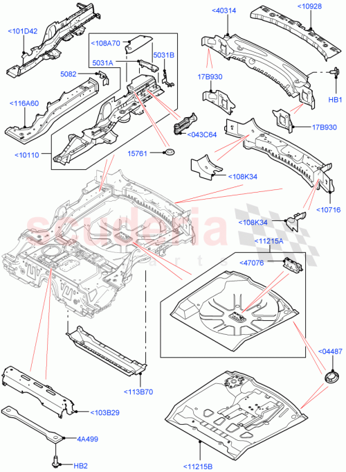 Part Diagram for Land Rover LR066485