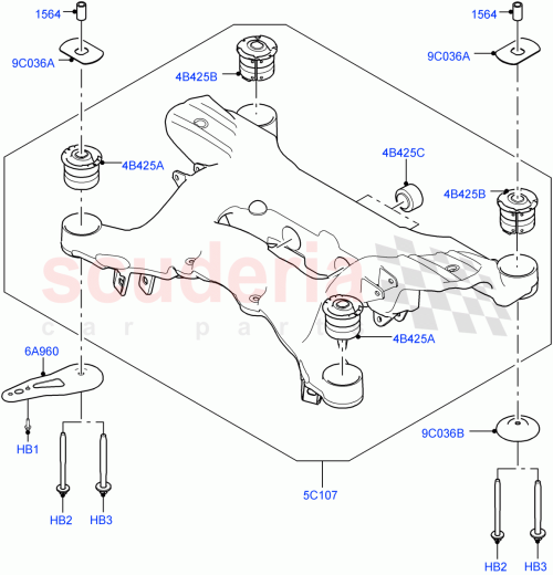 Part Diagram for Land Rover LR128142