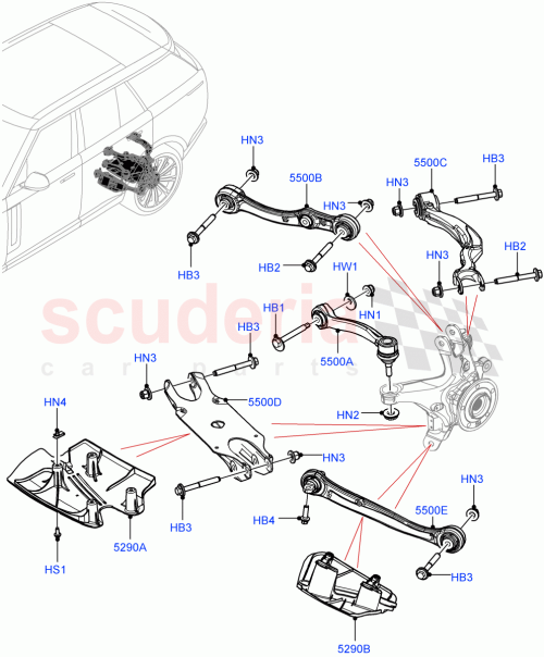 Part Diagram for Land Rover LR152818